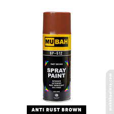 Spray Paint 142 Anti Rust Brown Brand: Mubah