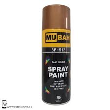 Spray Paint 2598 Gem Gold Brand: Mubah