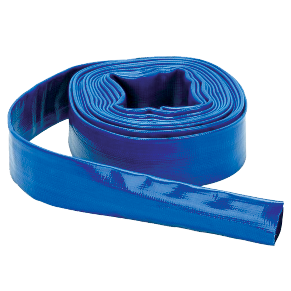 Pvc Flat Hose/Canvas Hose Blue 2"X100M Indian