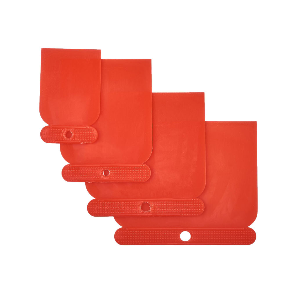 4Pc Plastic Scraper