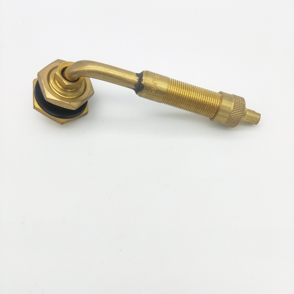 Tubeless Valve - Bend Brass TRJ650-03