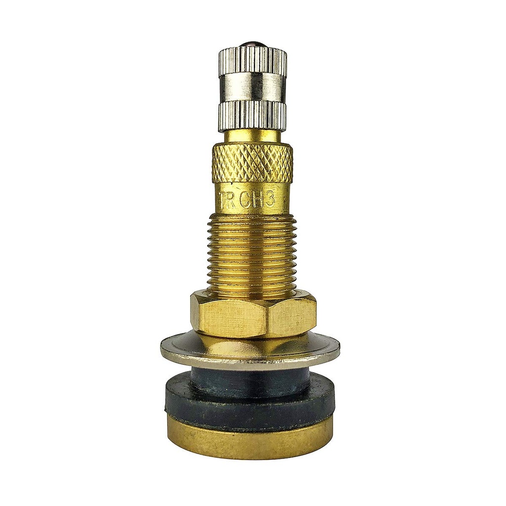 Tubeless Valve - Straight Brass TRCH3