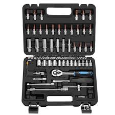 Socket Set 6Pt 1/4" (53Pcs/Set) Brand: P.Tools