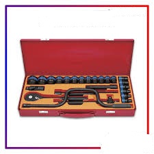Socket Set 24Pcs Black (Dr.1/2", 10-32Mm) Kingtech