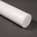 Nylon Round Bar 50MM, White