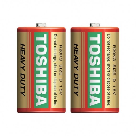 Battery D Size 1.5V (2Pcs/Set) Toshiba/Panasonic