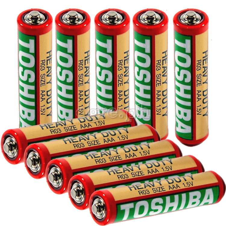 Battery AAA Size 1.5V (24Pcs/Pack) Toshiba
