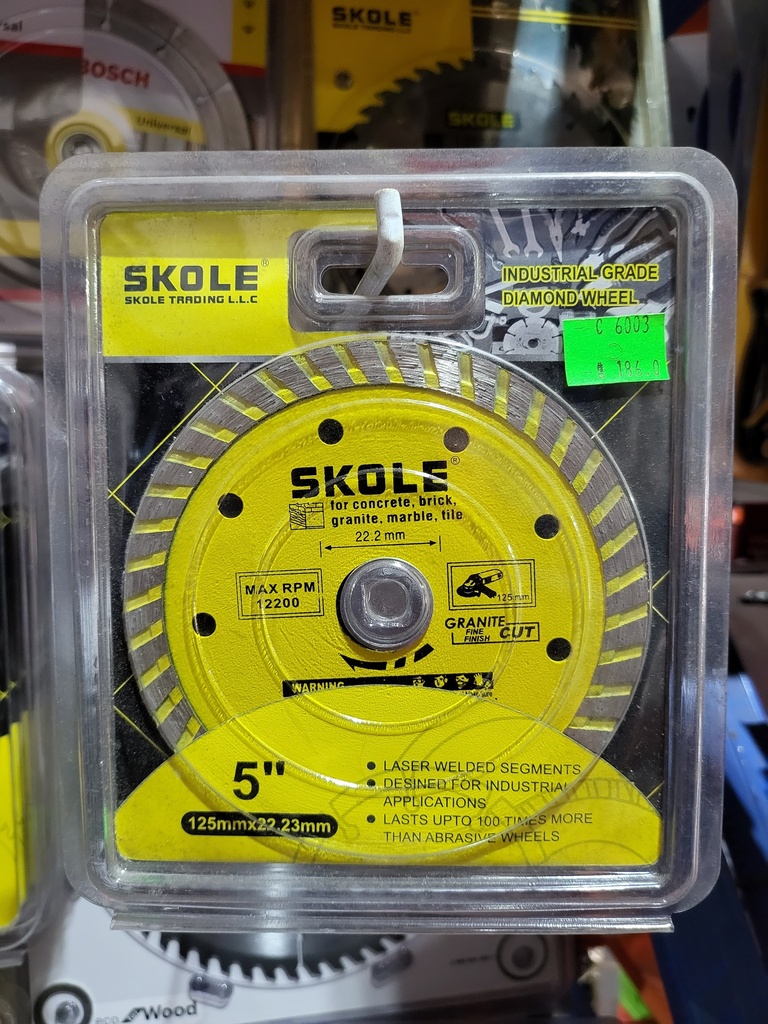 Diamond Disc Turbo 125*10*22.23 (SKOLE)