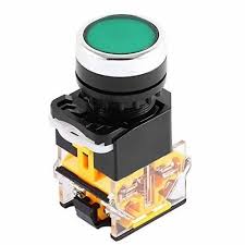 Push Button Switch LA38-11 TD- Green