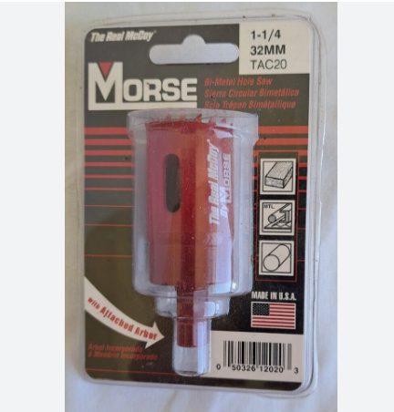 Hole Saw Morse 32MM-1-1/4" MK20 168458/177207