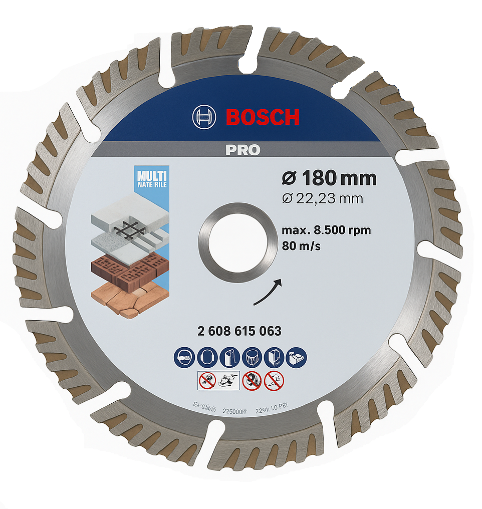 Diamond Disc Dry 7" [180*2*25.4MM] Bosch