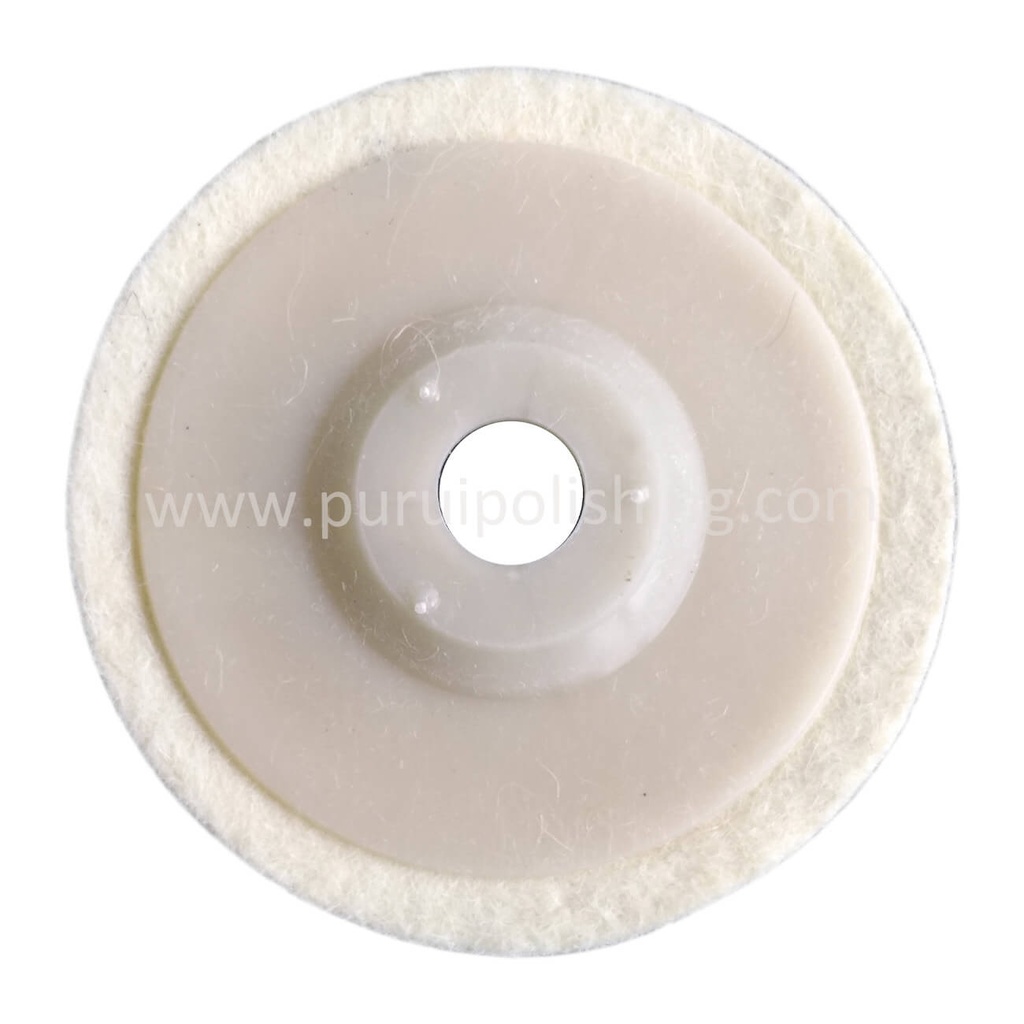 Felt Polishing Disc White 4.5"