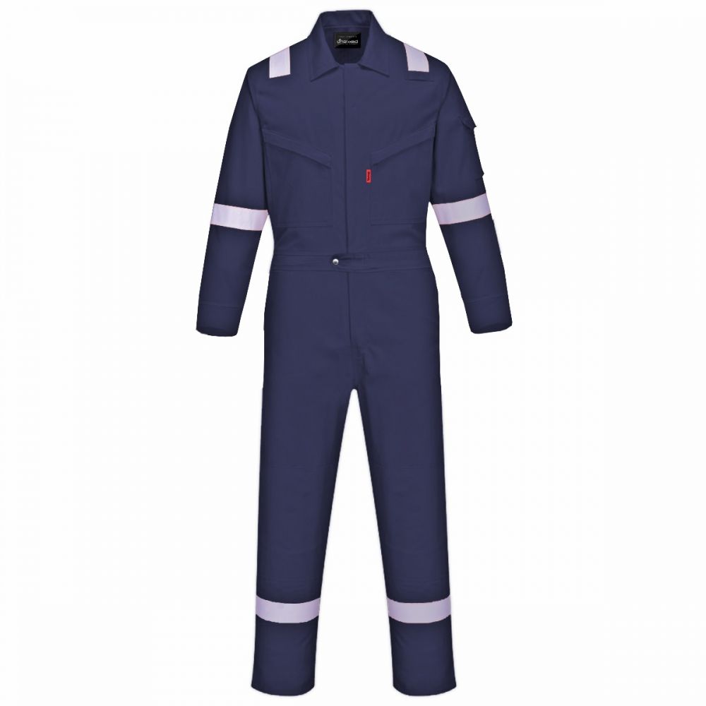 Coverall 250Gsm Navy Blue (XL) - Safex