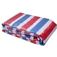 Canvas Tarpaulin sheet (Stripe) 65Gsm (W:2MxL:100M)