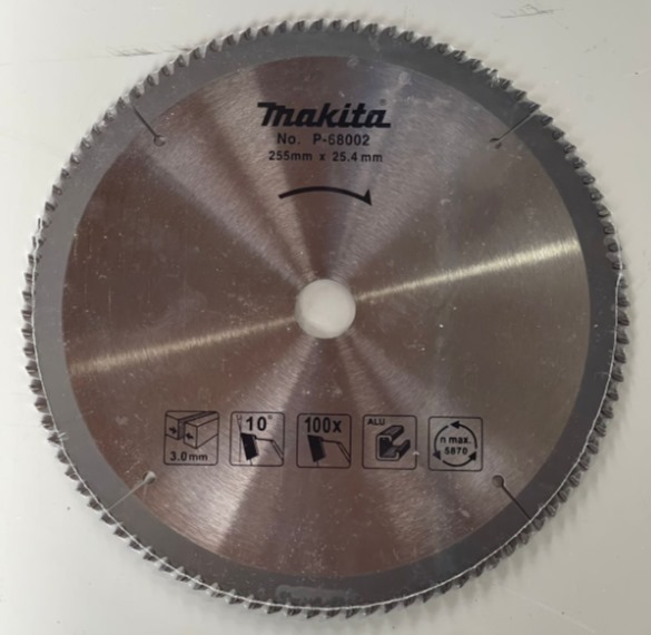 Wood Saw Blade 10" (255*3.0*25.4MM) P-68002/100P Makita
