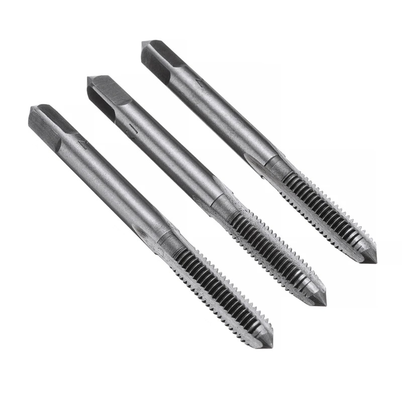Threading taps ,Carbon Steel 3/8" X 16 UNC (3Pcs) - Triangle Uk