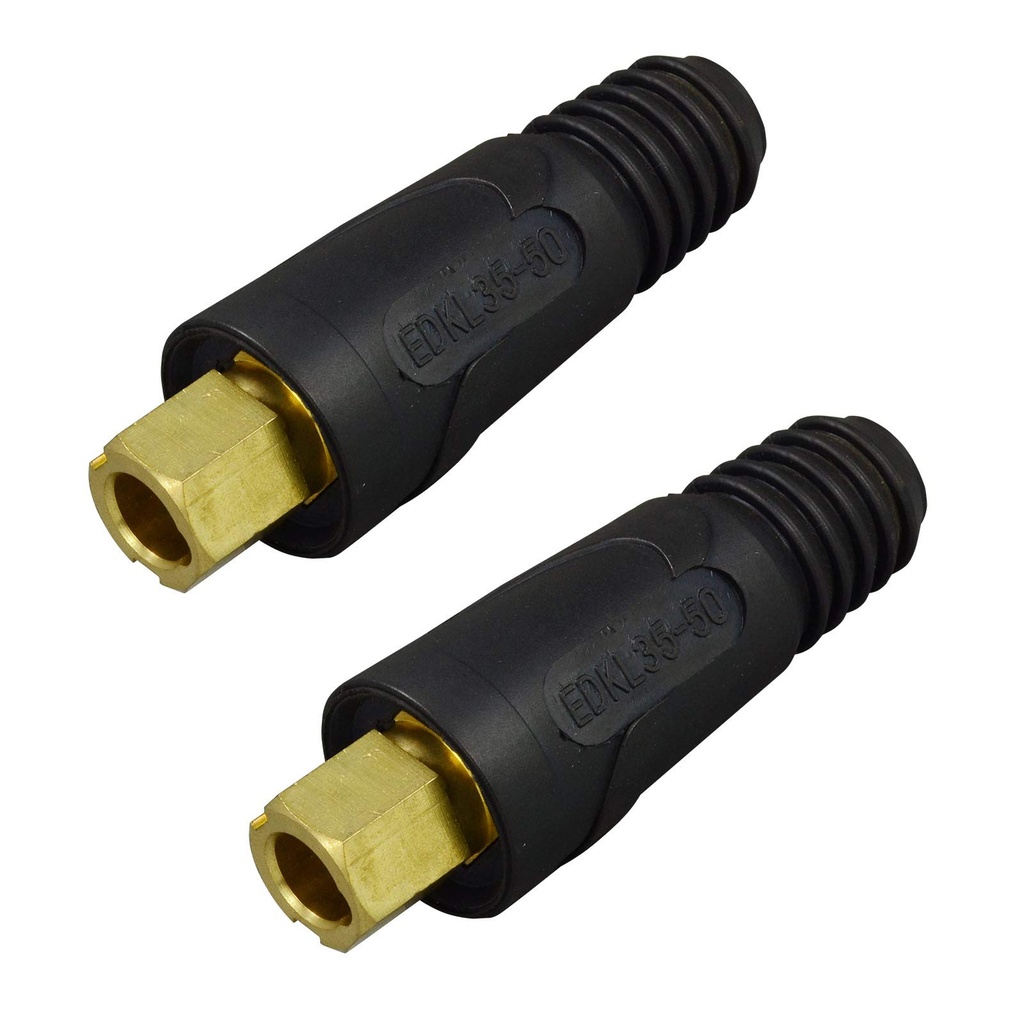 Welding Cable Connector 35-50M2 Female Black (Boss Well)