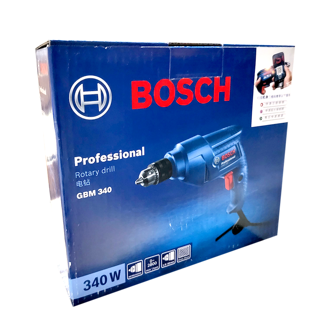 Drill Machine GBM340 (1.0-10MM 3/8-24UNF) Bosch