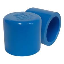 PVC Fitting - End Cap, 1" (HP) 13.5, TS Blue