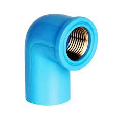 PVC Fitting - Faucet Elbow Brass Threaded 90°, (HP)13.5, 1/2"