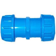 PVC Fitting -  Union, Long,1-1/2" High Pressure 13.5, TS Blue
