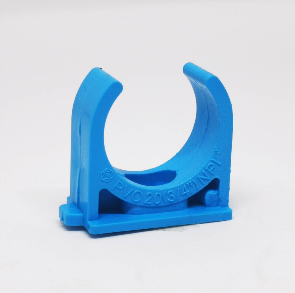 PVC Fitting - Pipe Clips, 1" (HP) 13.5, TS Blue