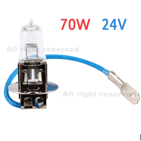 Halogen Lamp H3 24V/70W Brand: Michiba(24V)