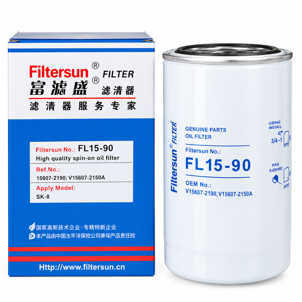 Oil Filter O-2190/FL15-90 (BOSHIDE) ​SK200/330/350-8/10