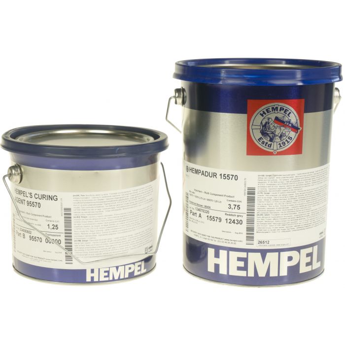 Hempel - Hempadur 15570 (15579+95570) Red 5L Epoxy Primer (Underwater/Above Water)