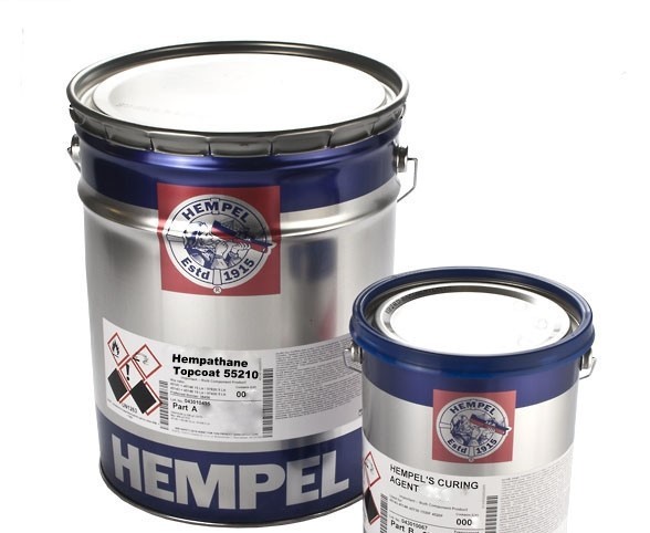 Hempel - Hempathane PU Topcoat 55210 (55219+95370) Azure Blue 5L