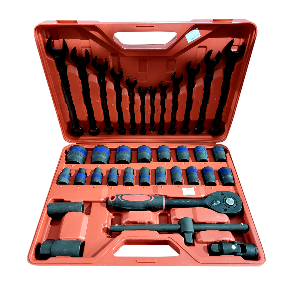 Socket Wrench Set 1/2"Dr. 8-32MM (37Pcs/Set) JNTRD J-10050