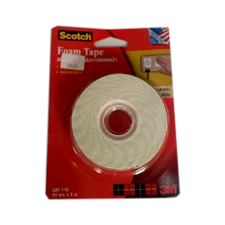 Foam Tape 21mm*3m White(SCOTCH)