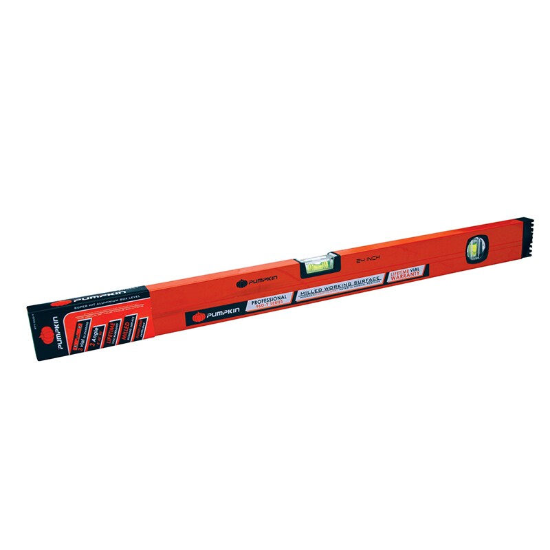Spirit Level (Level Gauge Ruler) No. 28215 36" Orange PUMPKING