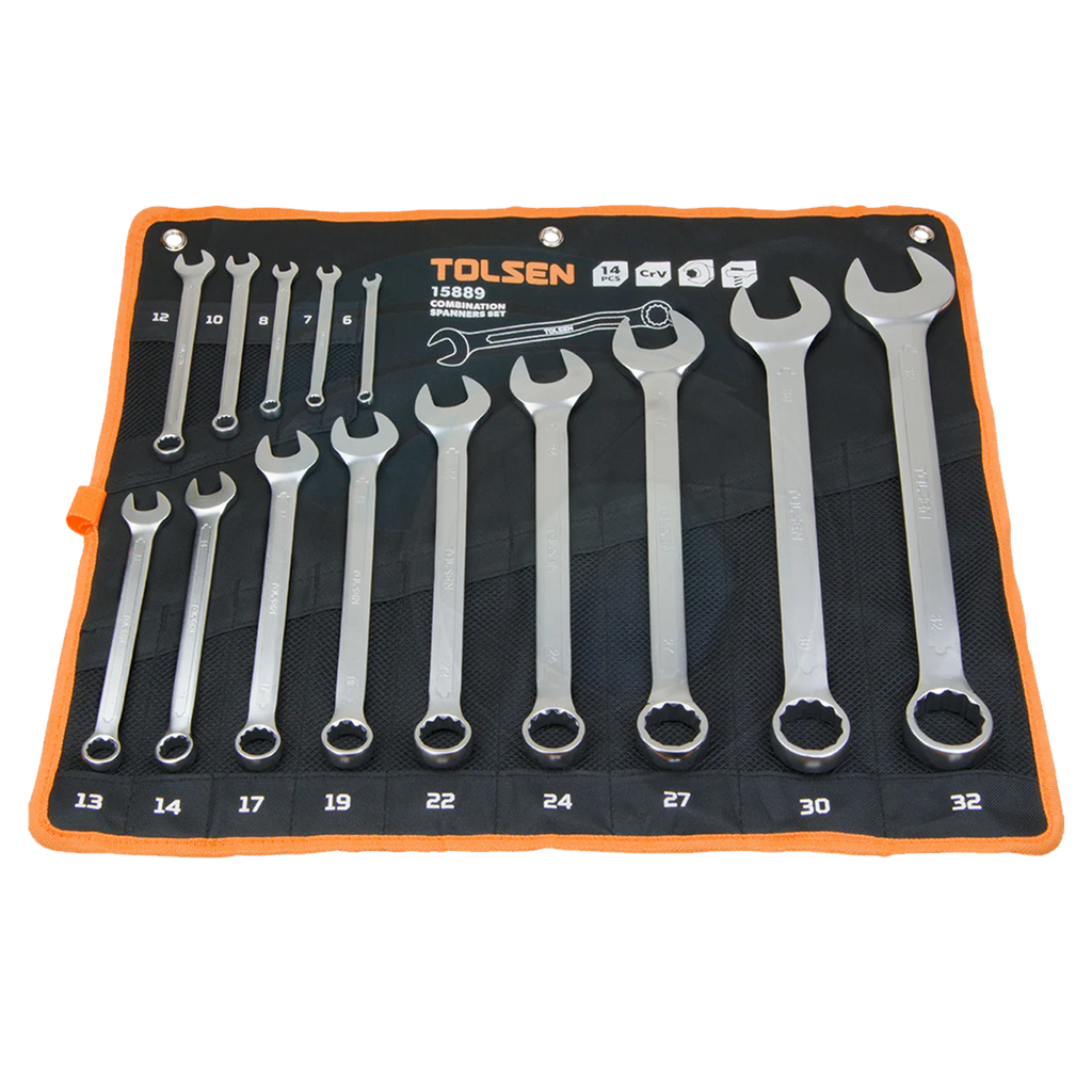 Combination Spanner 6-32MM 14Pcs/Set Tolsen
