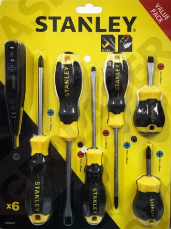 Cushion Grip Screwdriver (Set 6+1Pcs) STMT66679