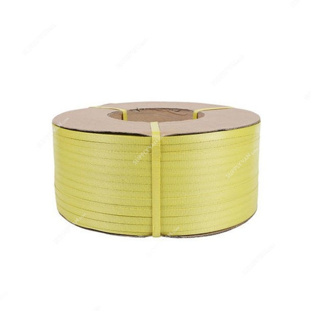 Packaging Belt, Yellow, 15mm x 10kg/roll