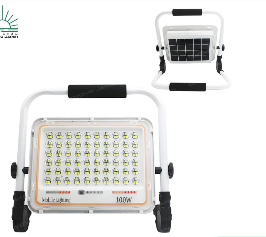 Solar Light 100W 235*180*55MM 6500K 3.2V Die-Casting Aluminium