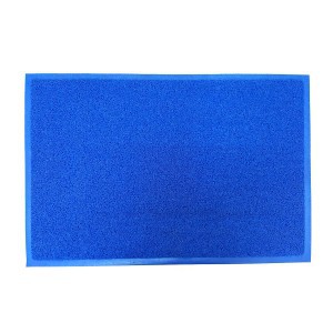 PVC Coil Loop Carpet Floor Mat, 15MM*1.2*18M, Blue