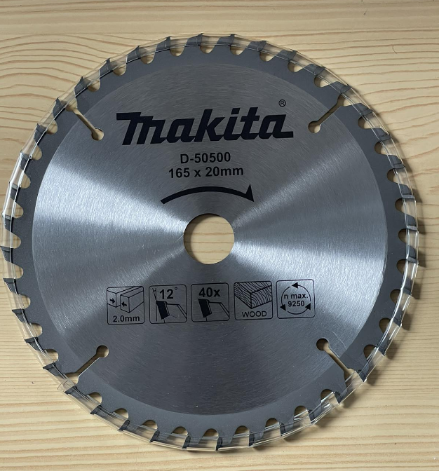 Makita-Wood Saw Blade 6.5" (165*20MM) 40T D-050500-10 
