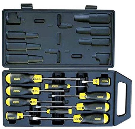 Screwdriver Set (10Pcs/Set) Cushion Grip, 2-65-005
