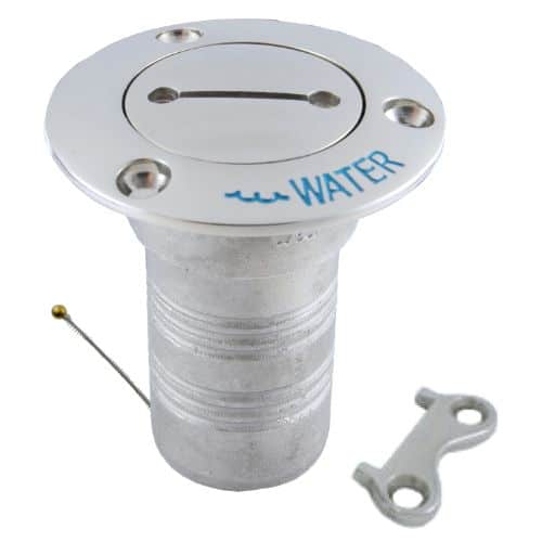 Deck Filler, SS316, Fuel, 1-1/2"