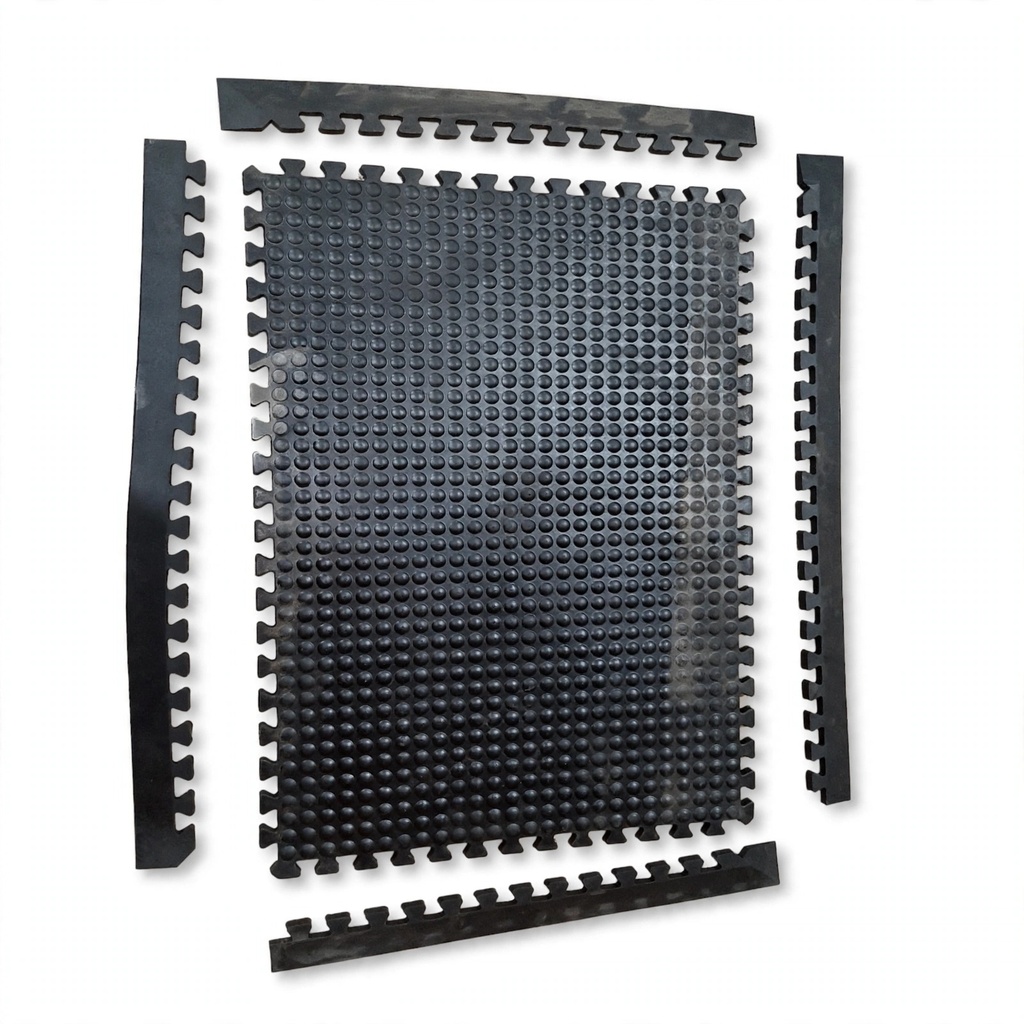 Rubber Multi Mat Interlocking Drainage Mat 914*914*9.6MM
