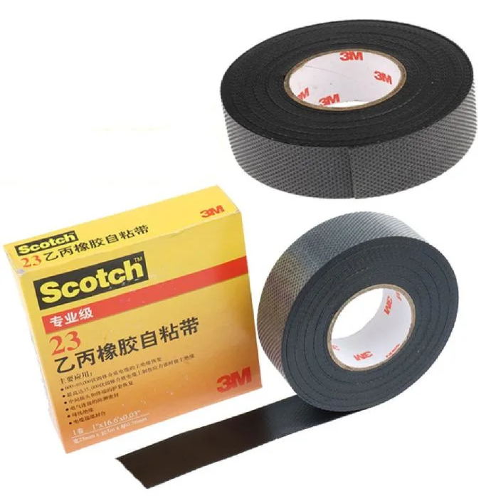 Insulation/Electrical Tape 3M, 23#, 25MM*5Mtr,Black,Scotch (Self Bonding)