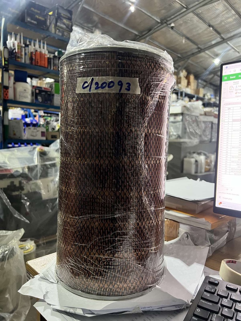 Air Filter 	15.5"	8.5"