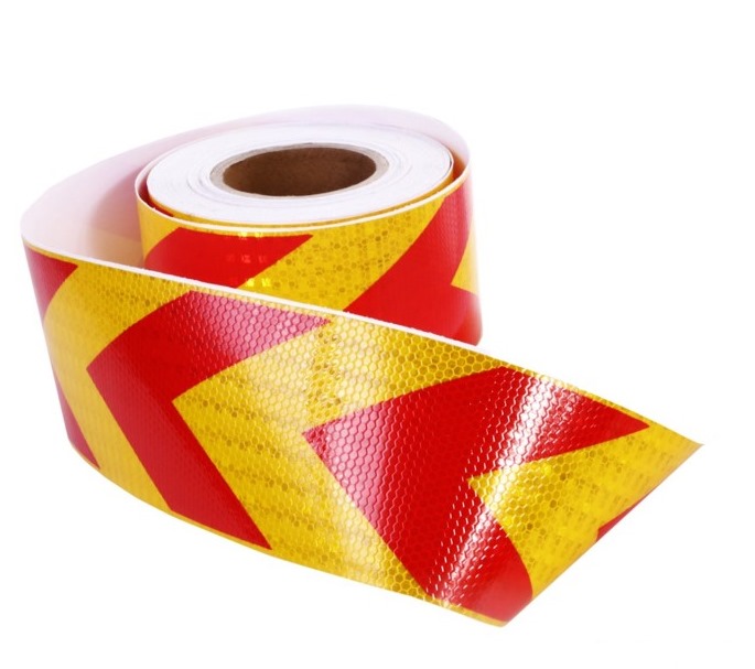 Reflective Warning Arrow Tape Yellow/Red - 3070041