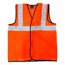 Safety Jacket - 80G Knitted Fabric (One Size) - Orange