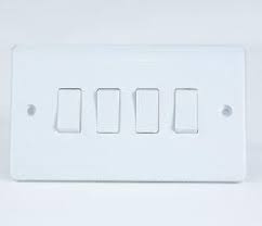 SWITCH 10A 4 GANG 1 WAY BRAND: MAAT
