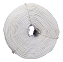 Rope - PP, Multifilament, Braided Soft, White, 4MM*220Mtr