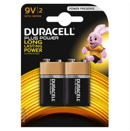 Battery 9V, Duracell