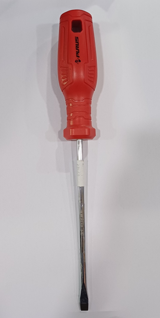 Screwdriver 6x6", Straight, Red